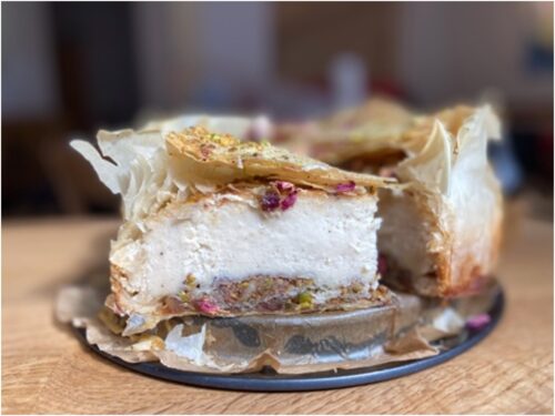 Vegan Baklava Cheesecake