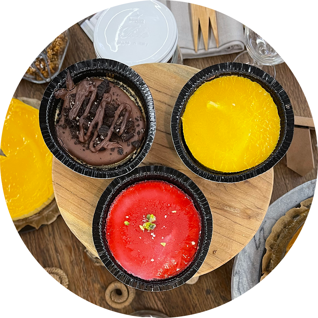 3 TK-Kuchen vegan Fruchtsüße aus Datteln